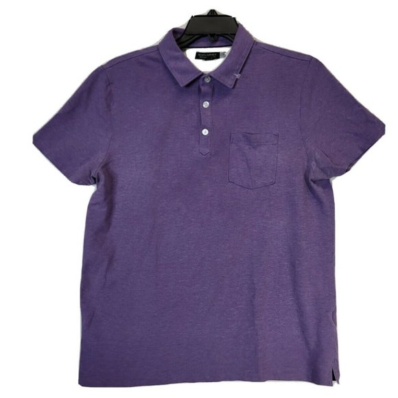Banana Republic Other - Banana Republic Men Career Formal Standard Slim Fit Polo Shirt Size Large Purple